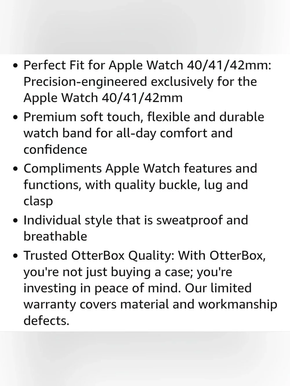 NIB OtterBox All Day Band for Apple Watch